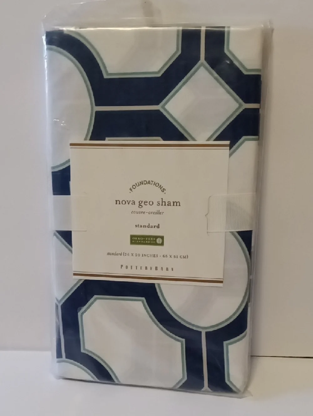 NEW Pottery Barn Nova Geo Standard Sham